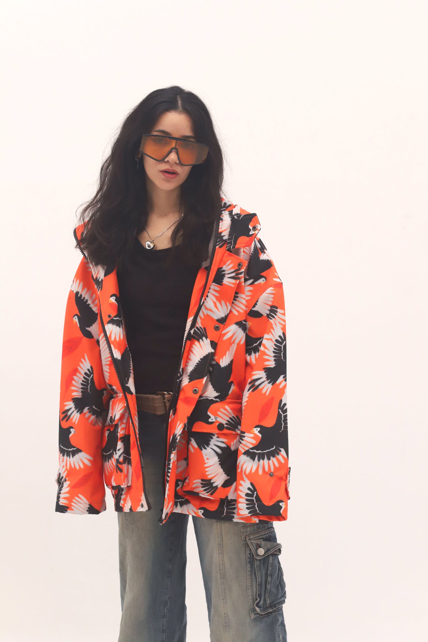 ORANGE BLAZE-SOFTSHELL JACKET