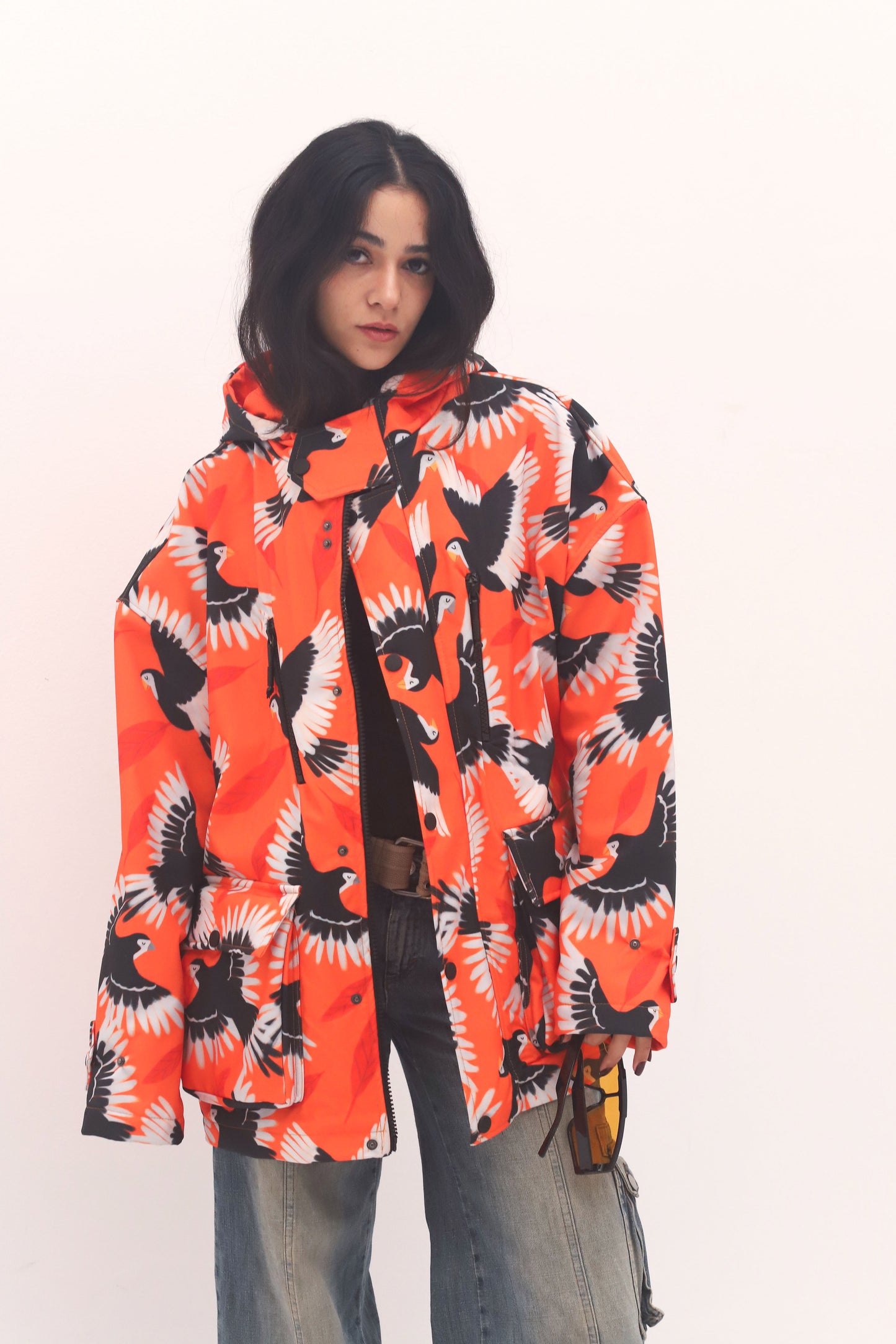 ORANGE BLAZE-SOFTSHELL JACKET