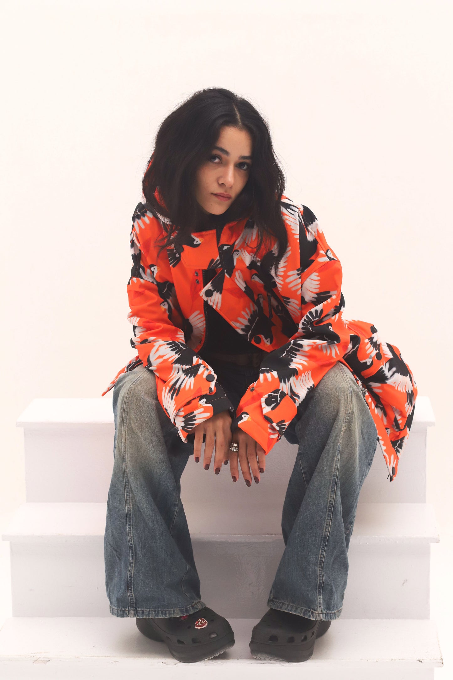 ORANGE BLAZE-SOFTSHELL JACKET
