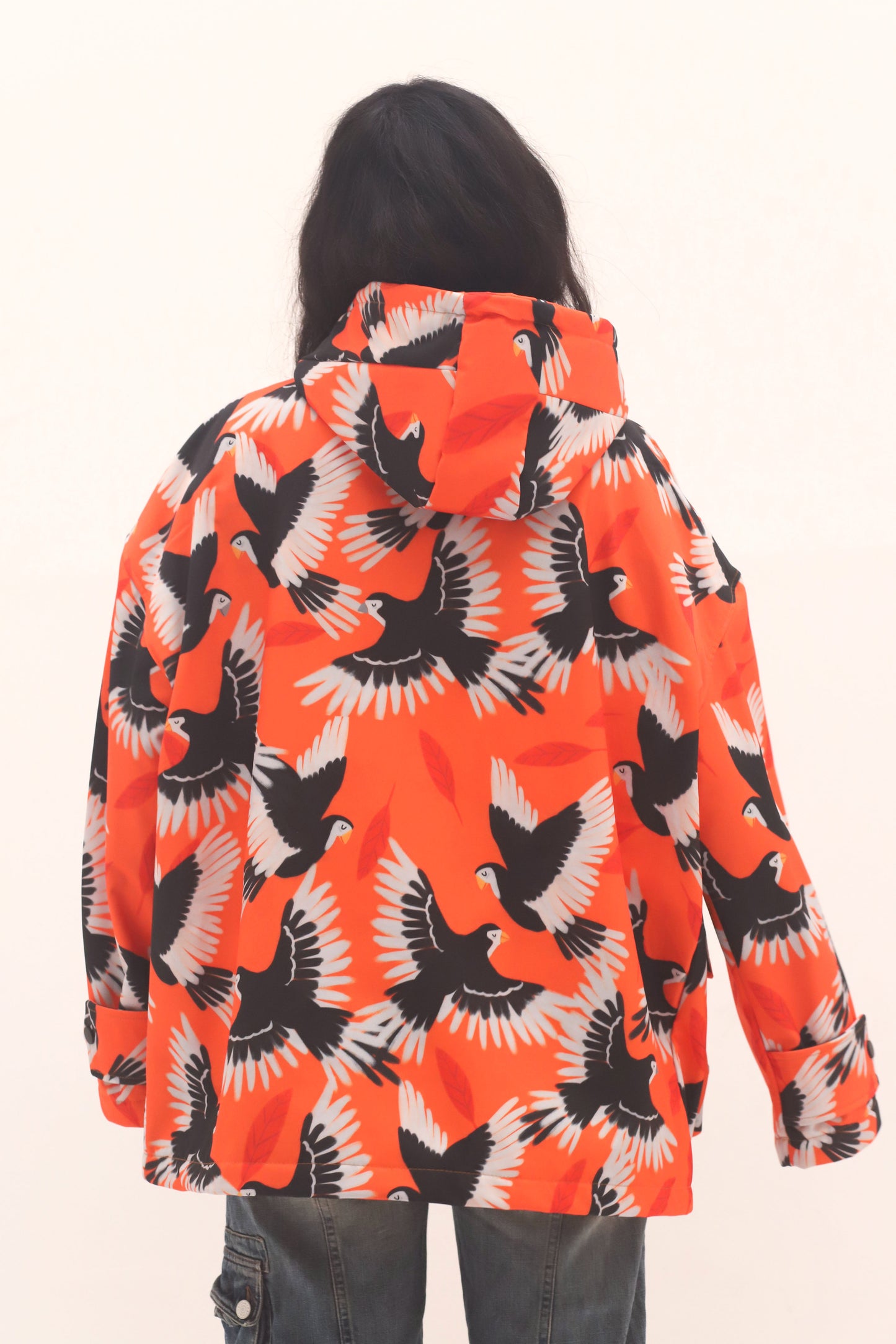 ORANGE BLAZE-SOFTSHELL JACKET