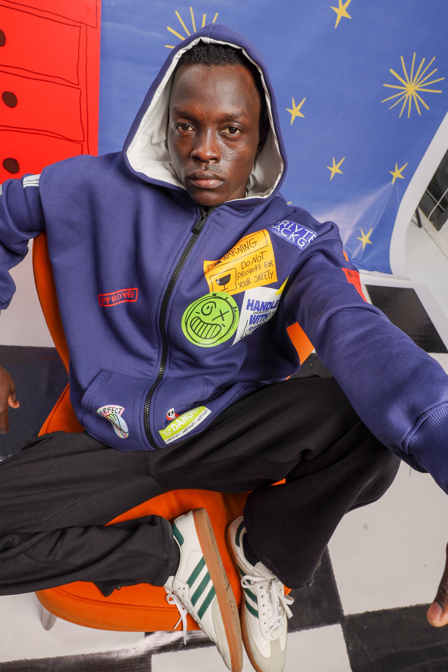 The Parcel-Oversized fleeced cotton sweatshirt