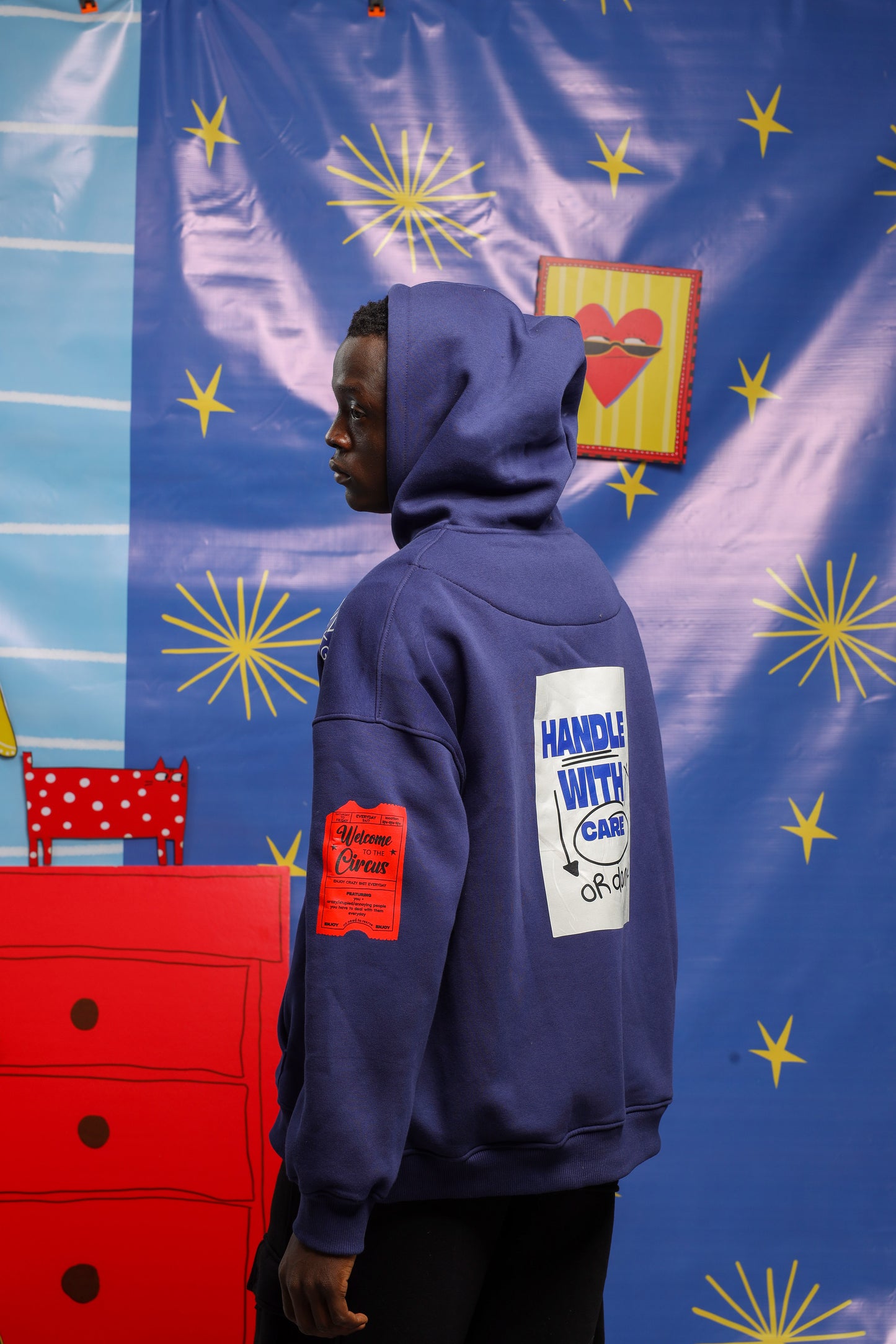 The Parcel-Oversized fleeced cotton sweatshirt