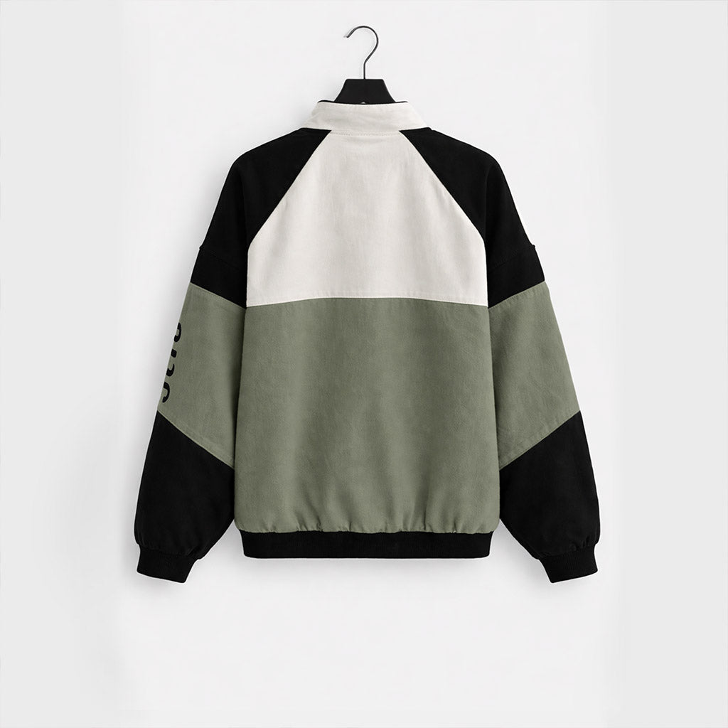REBELZ Varsity Jacket-OLIVE