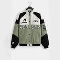 REBELZ Varsity Jacket-OLIVE