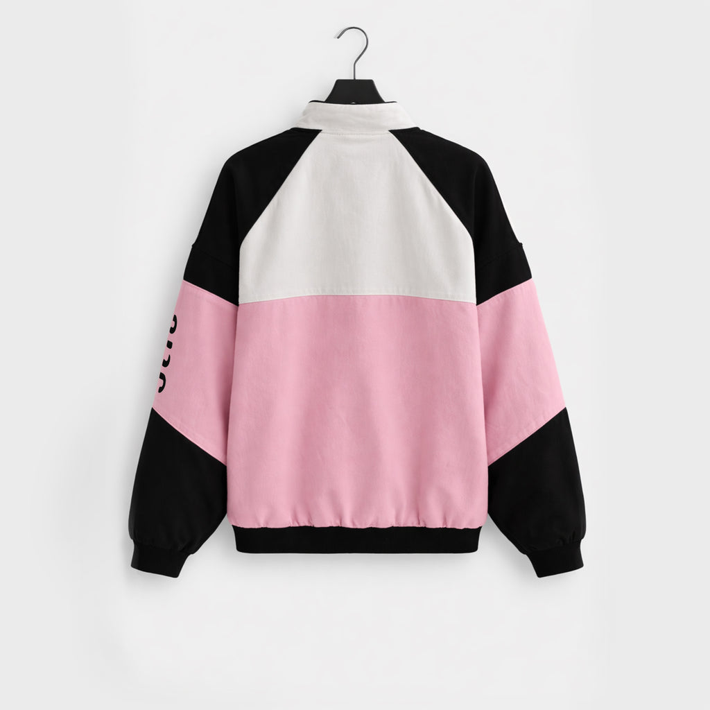 REBELZ Varsity Jacket-Pink