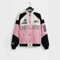 REBELZ Varsity Jacket-Pink