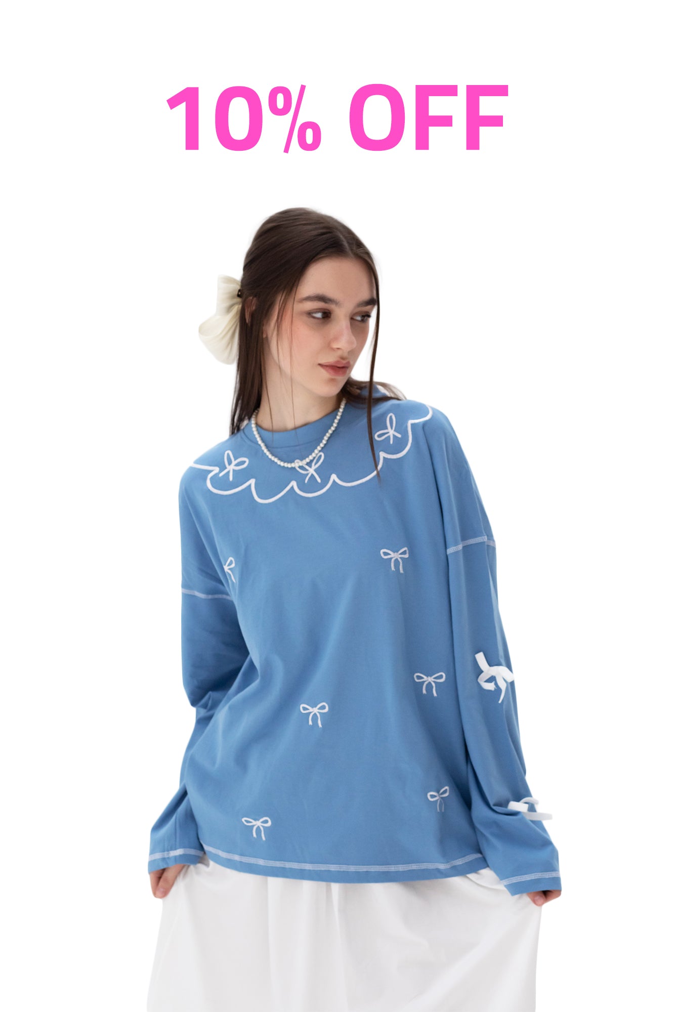 Azure Princess - Oversize 100% Cotton Tee Beepz