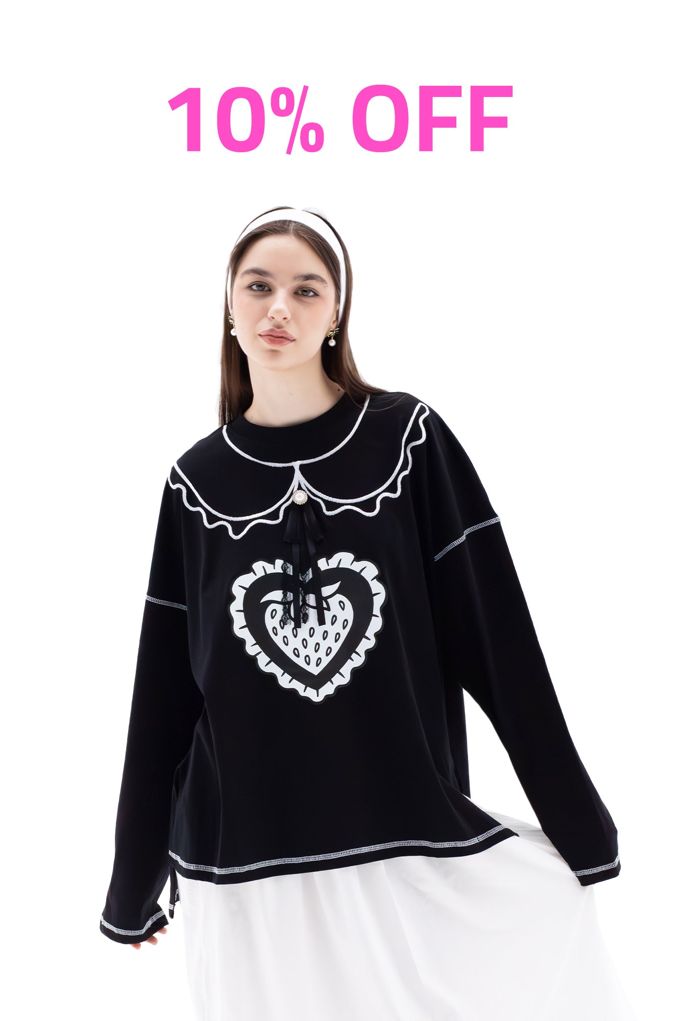 Grace - Oversize 100% Cotton Tee Beepz