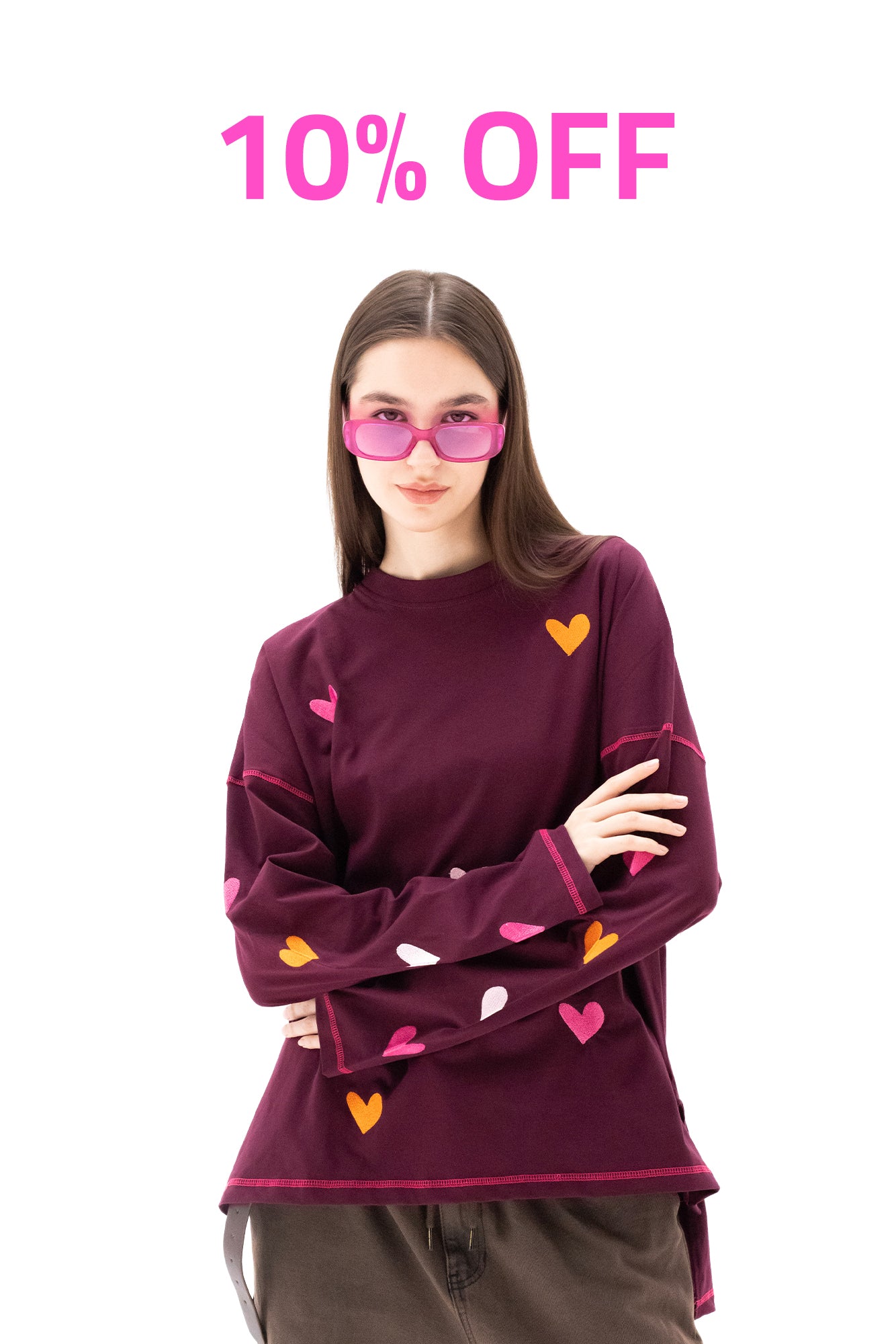 Sprinkle Love - Oversize 100% Cotton Tee Beepz