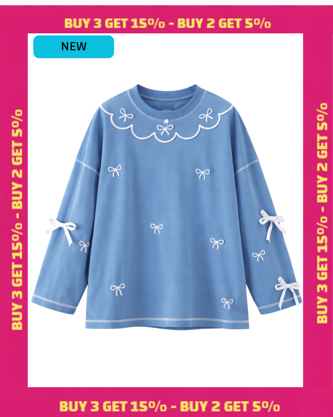 Azure Princess - Oversize 100% Cotton Tee Beepz