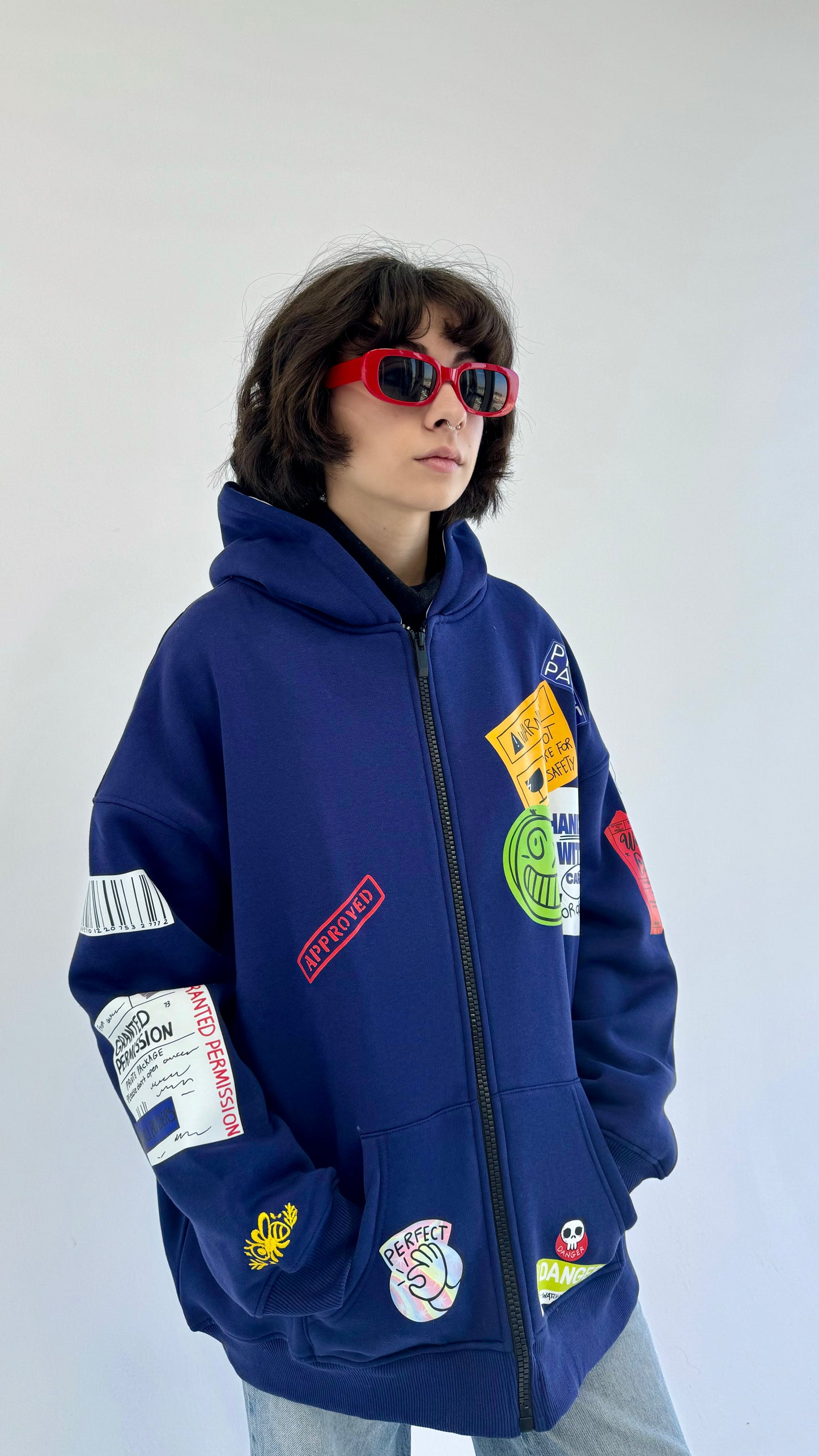 The Parcel-Oversized fleeced cotton sweatshirt