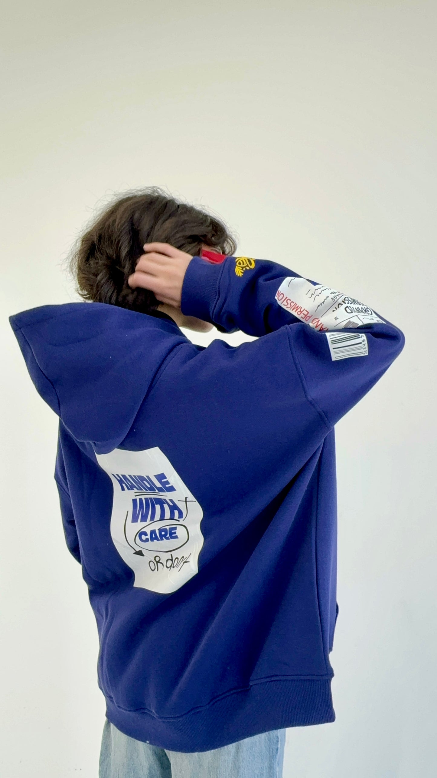 The Parcel-Oversized fleeced cotton sweatshirt
